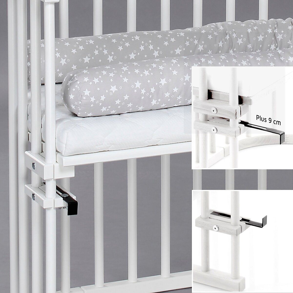 Beistellbett Original 81x43 cm mit Matratze Classic Soft