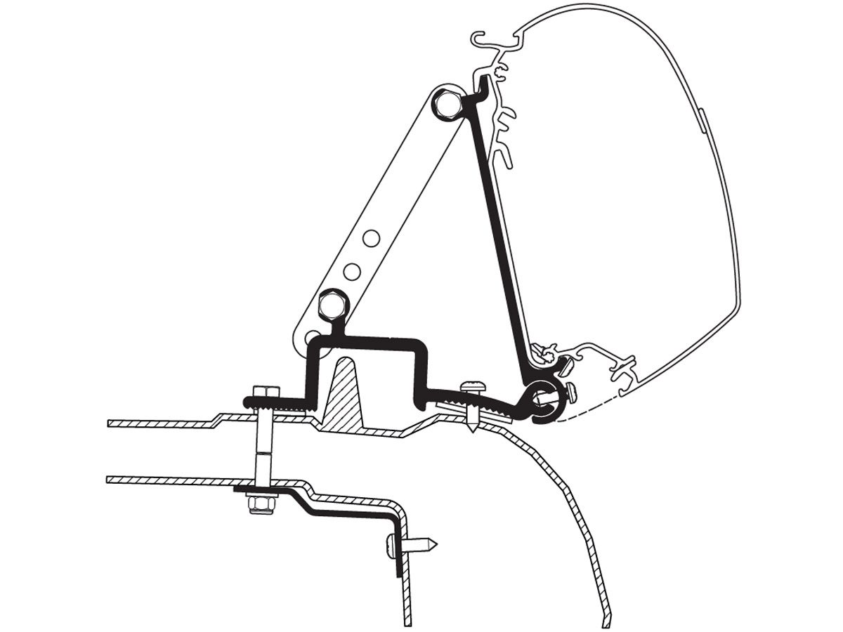 Thule Adapter 5200 Master Movano 1998-2010