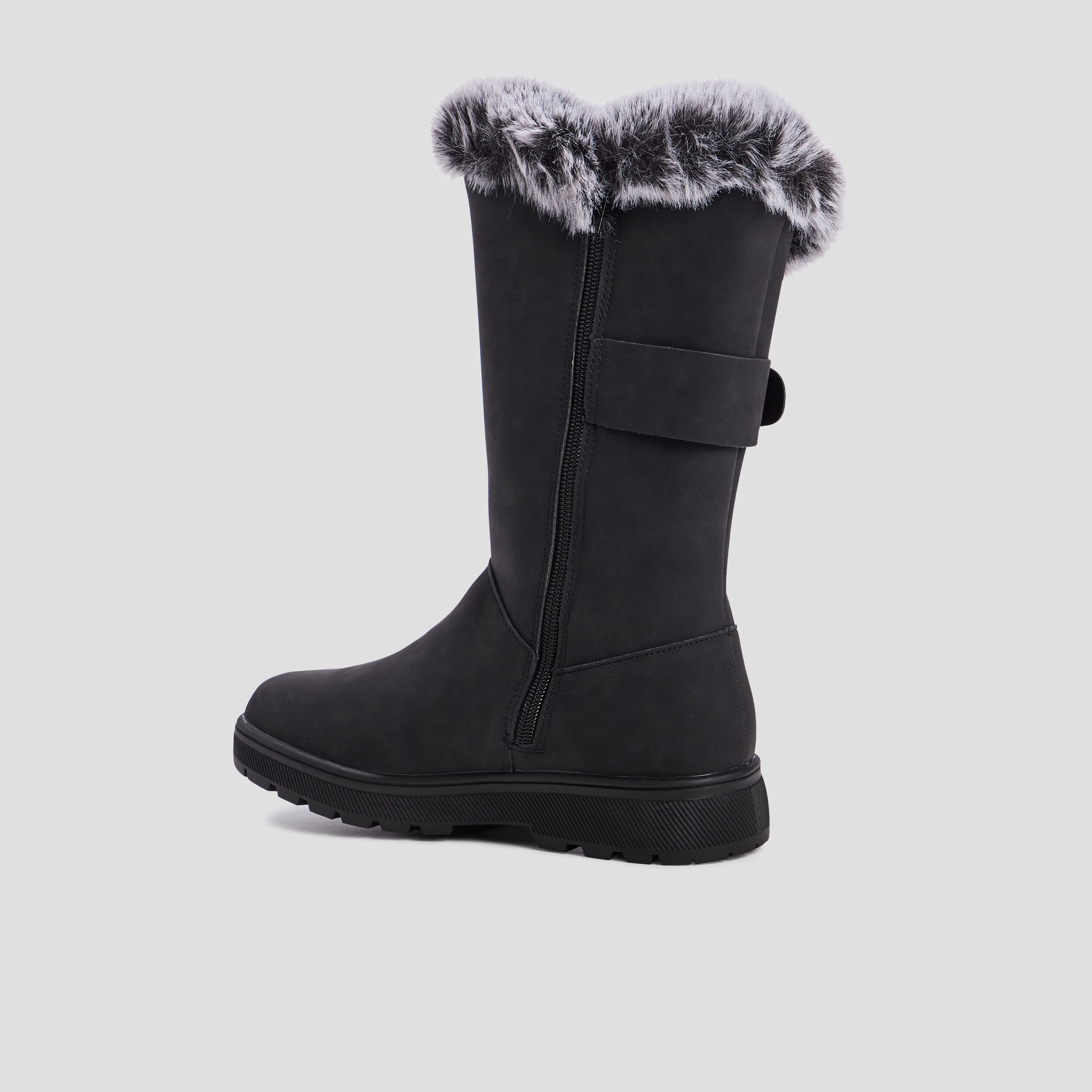 Bottes fourrées noir femme | La Halle