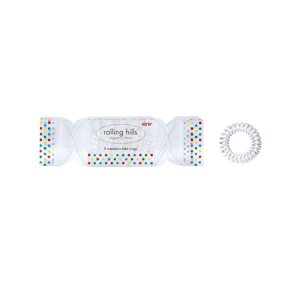 rolling hills Hair Rings Crackers Transparent Elastique sans traces