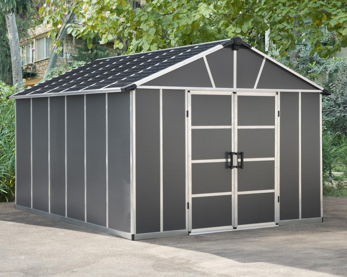 Canopia by Palram Yukon 10mm Gerätehaus 3,93x3,32m mit Boden