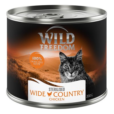 Wild Freedom Adult Sterilised 24 x 200 g - getreidefreie Rezeptur