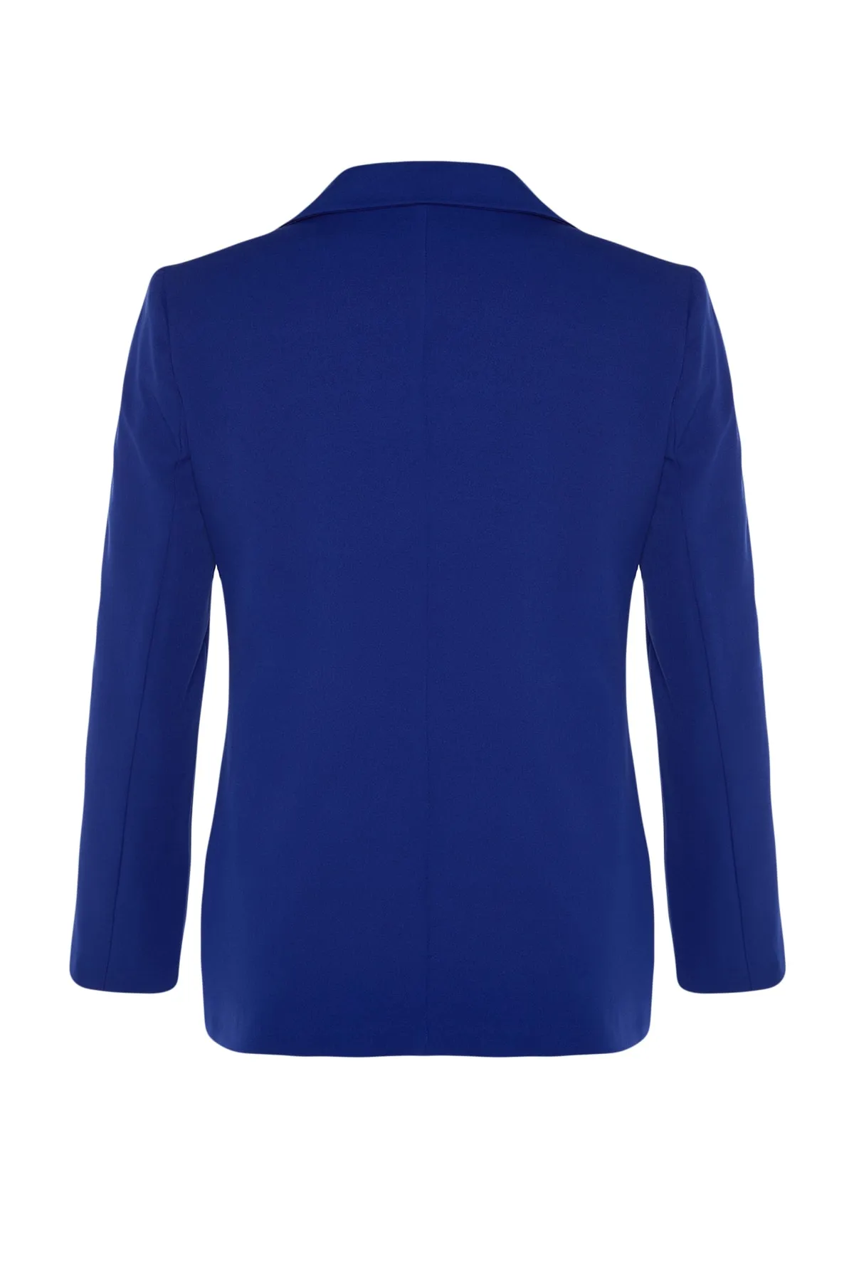 Trendyol Collection  Saks Regular gefütterter Zweireiher-Blazer aus Webstoff TWOSS21CE0137