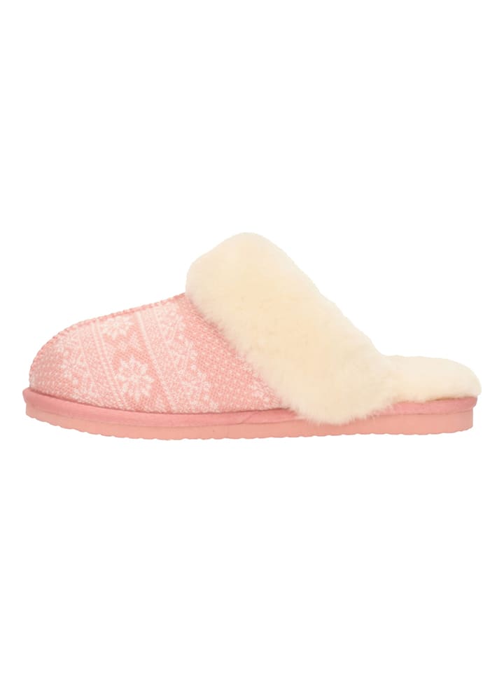 Bullboxer Hausschuhe in Rosa/ Creme günstig kaufen