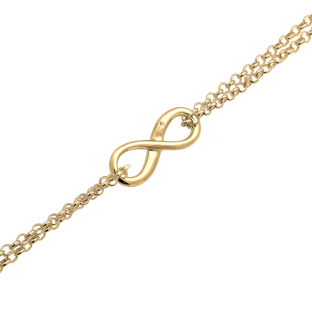 Elli Elli Bracelet de Cheville Femmes pendentif infinité tendance en argent sterling 9 Bijoux