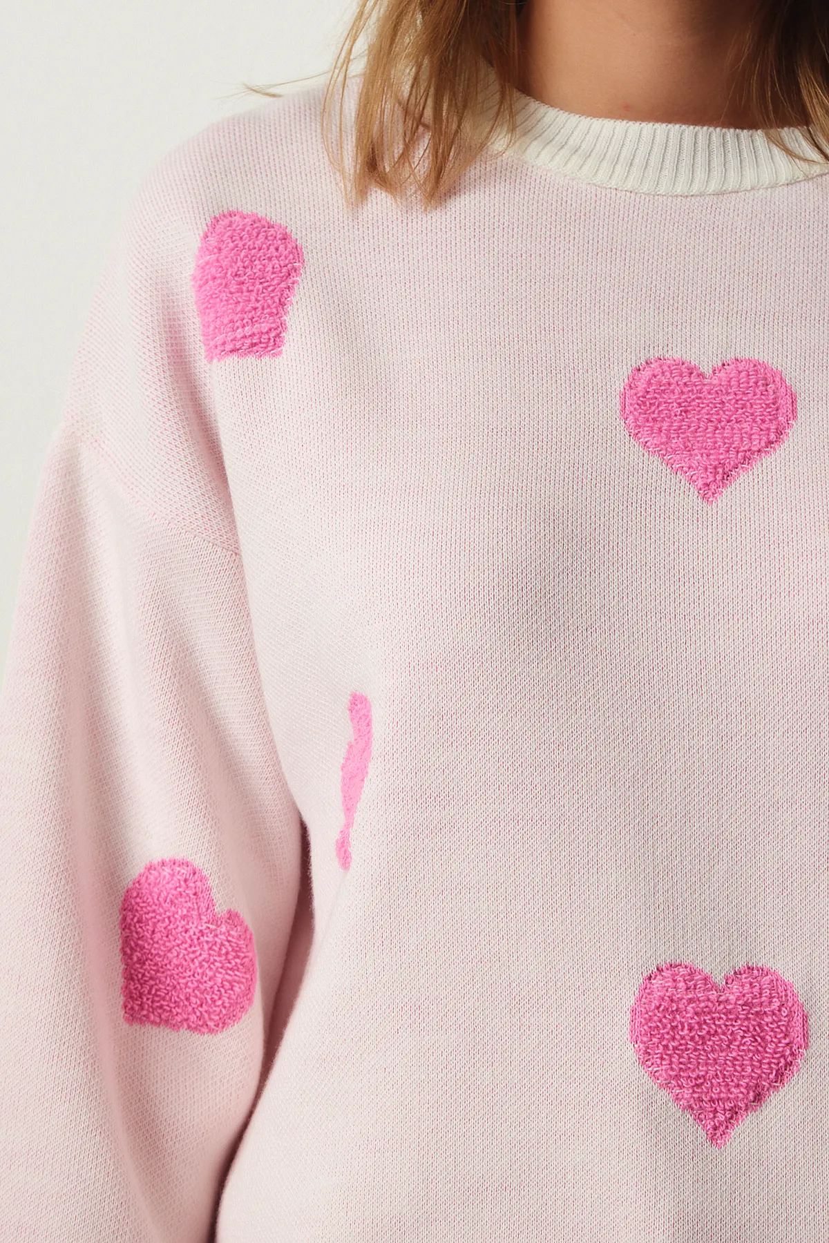 Happiness İstanbul  Pullover - Dunkelblau - Regular Fit