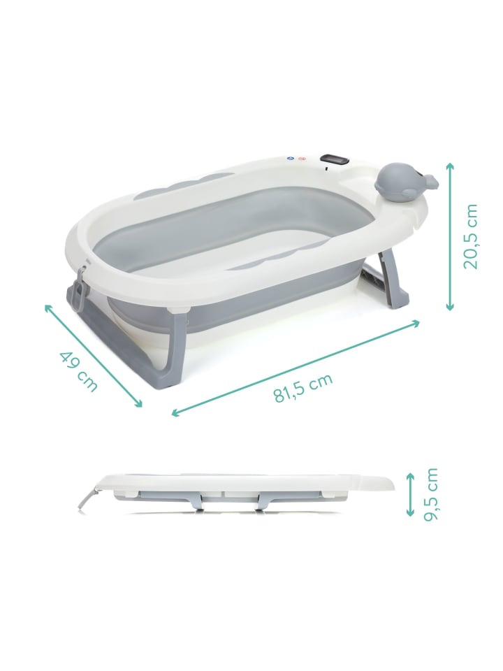 fillikid Badewanne Beluga Exklusiv in Grau günstig kaufen onesize