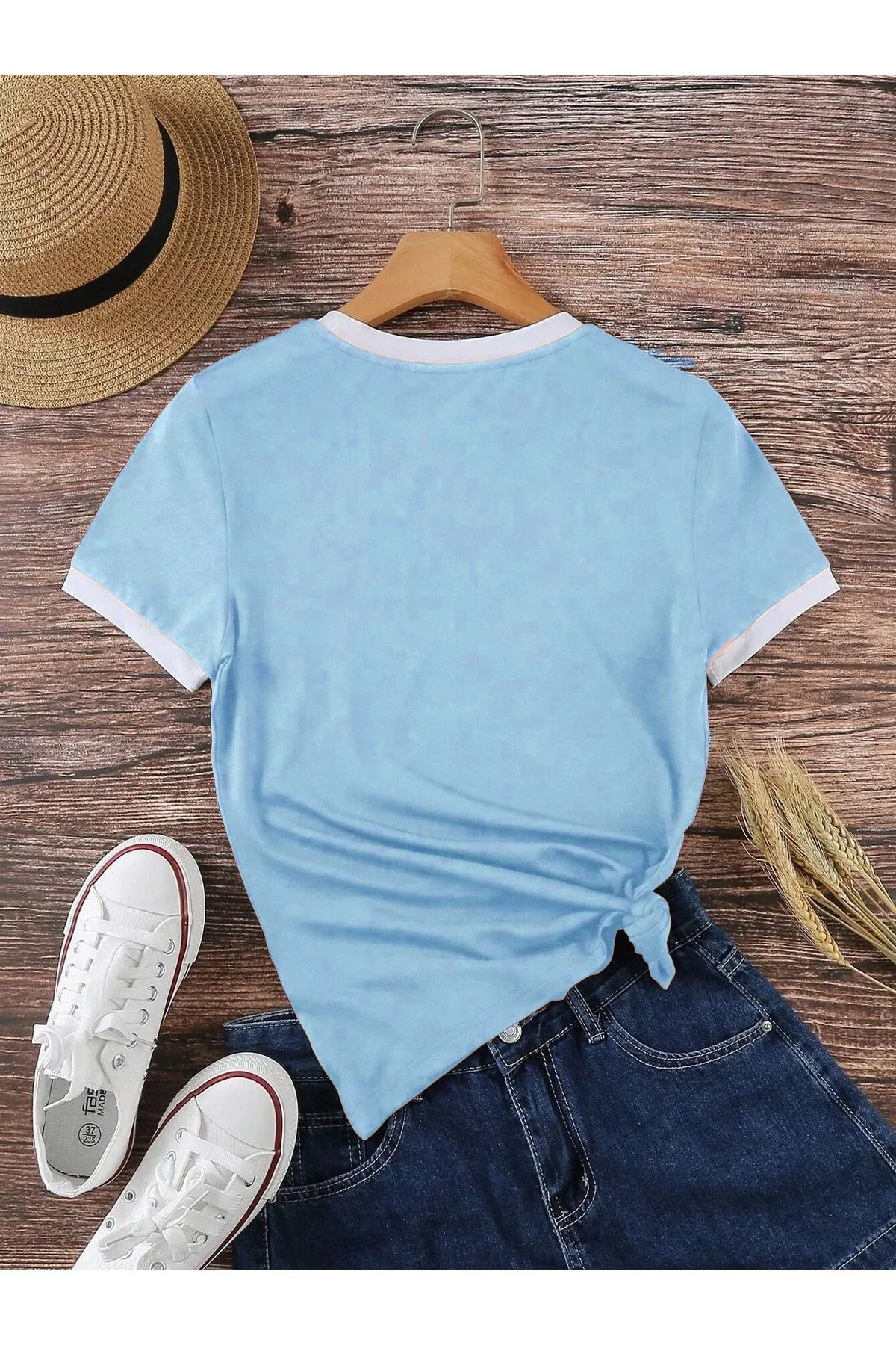Know  T-Shirt - Blau - Regular Fit