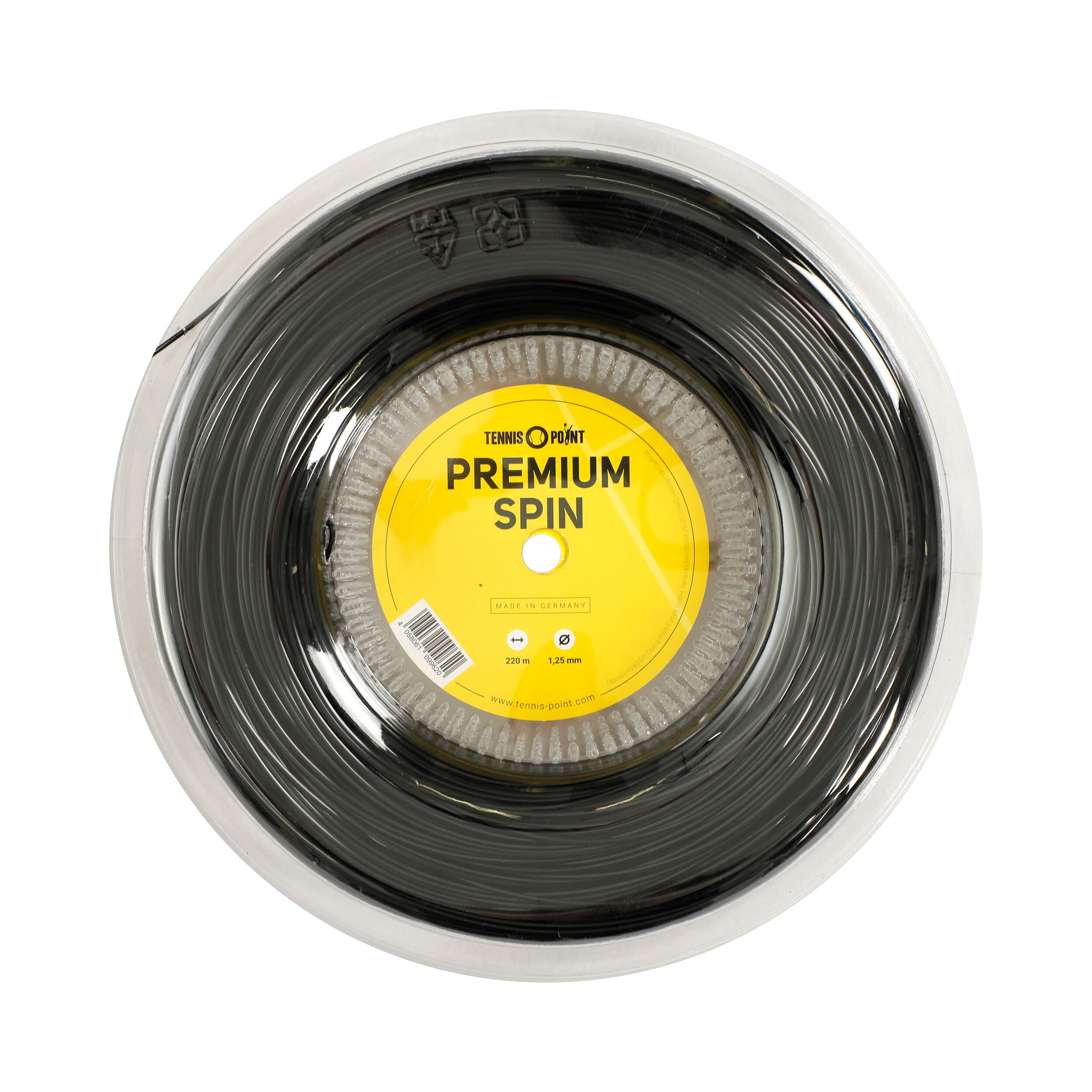Premium Spin Saitenrolle 220m - Schwarz
