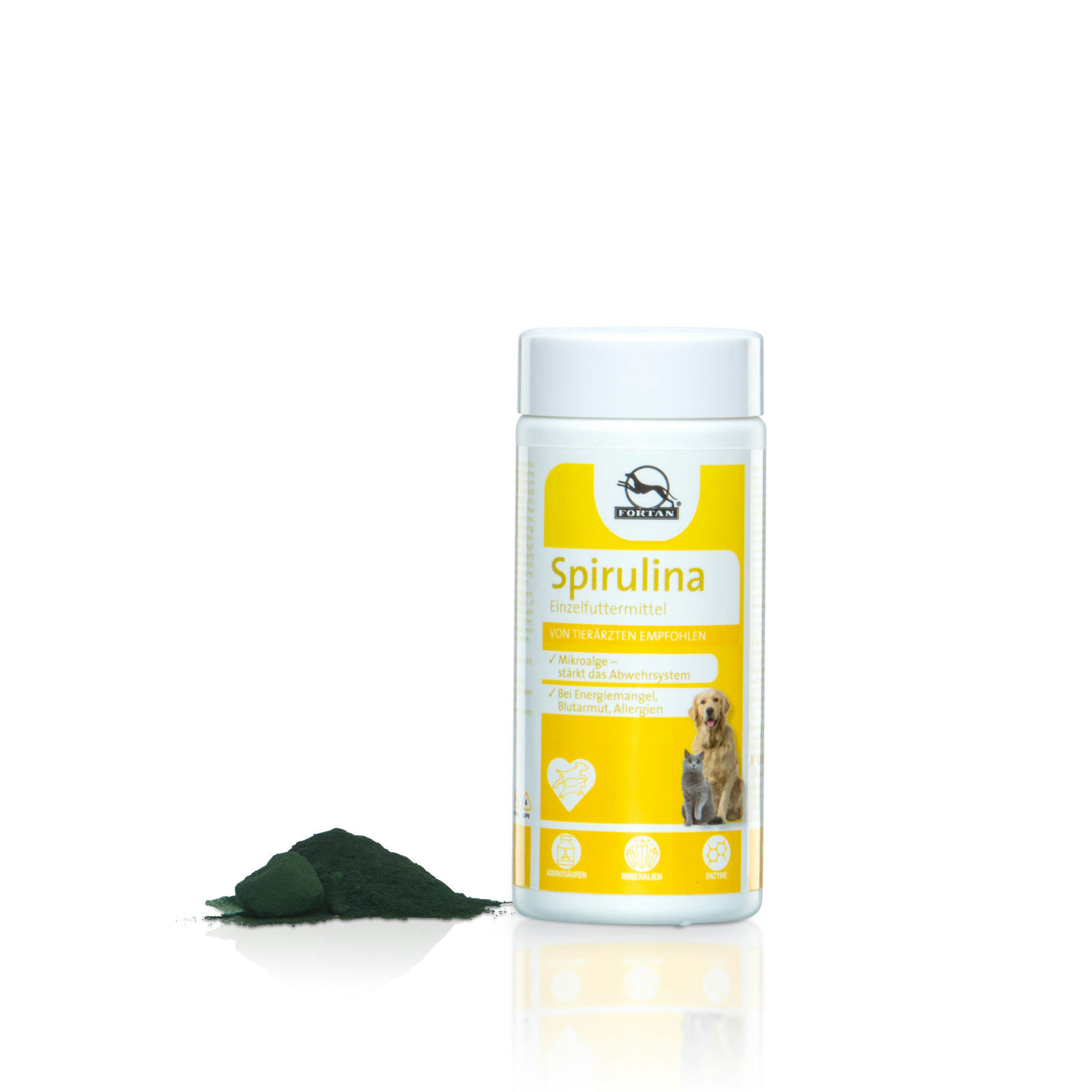 Fortan Ergänzungsfutter & Aufzucht Fortan Spirulina Pulver mit Mikroalge 90 g
