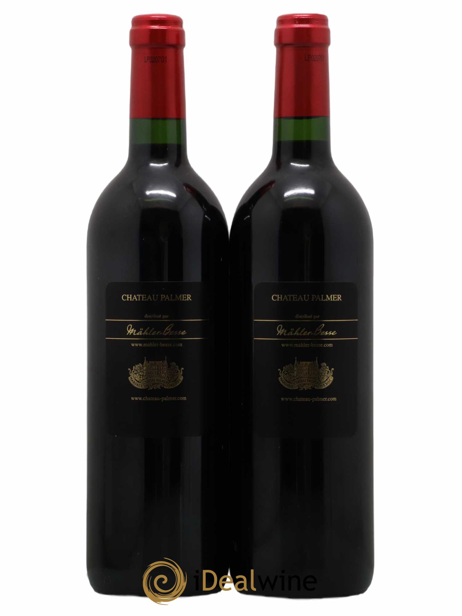 Château Palmer 3ème Grand Cru Classé  2002 - Lot de 2 Bouteilles