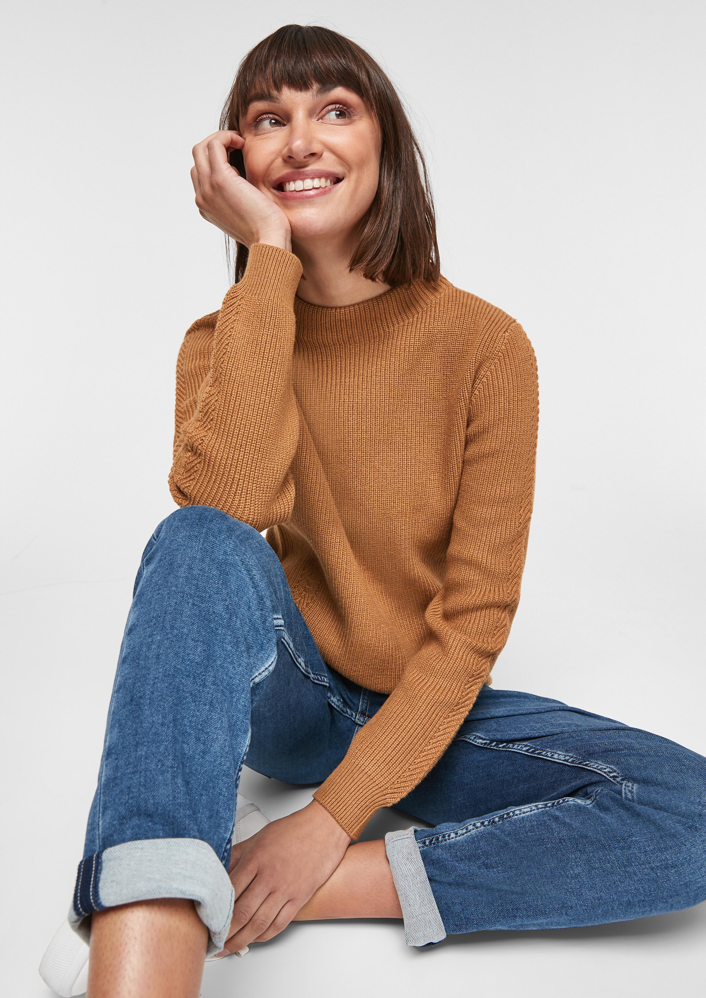 Strickpulli mit Stehkragen  04.899.61.X061-8469