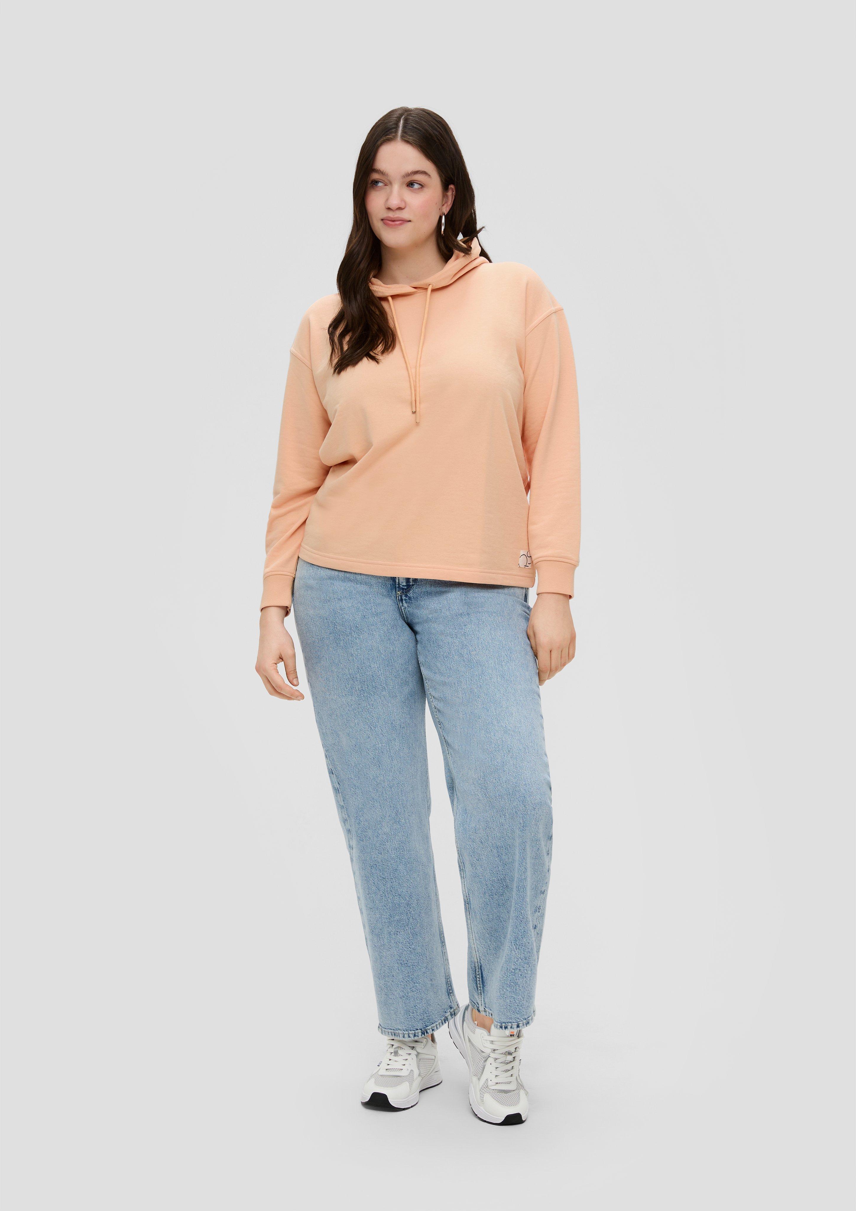Kapuzensweatshirt mit überschnittener Schulter  2149146-2101