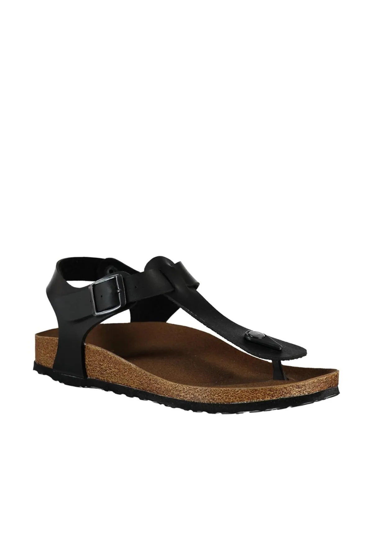 Fox Shoes  Schwarze Damensandalen B777805009