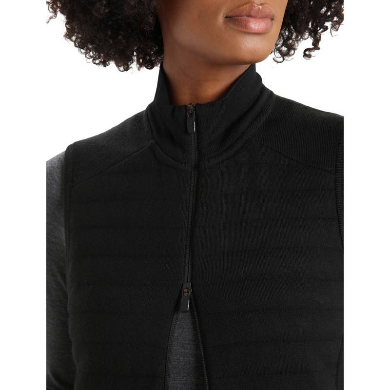 Icebreaker ZoneKnit Fleeceweste Damen