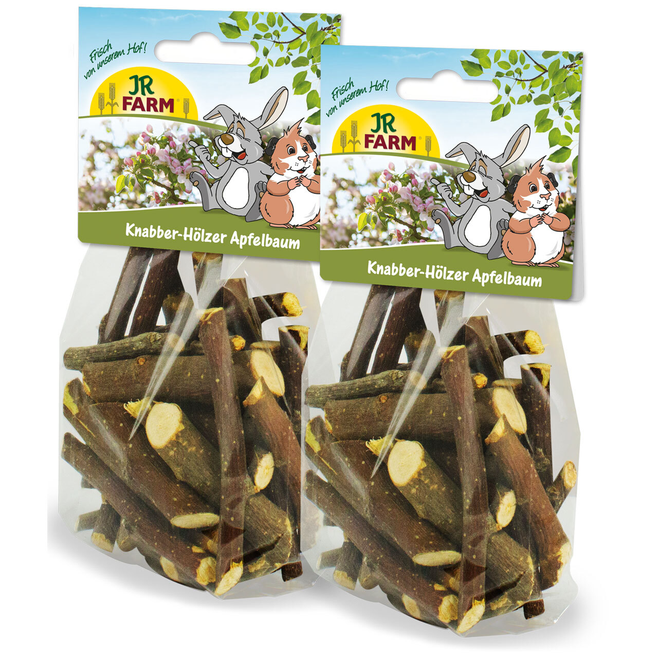 JR Farm Snacks JR Farm Knabber-Hölzer Apfelbaum 2x100g