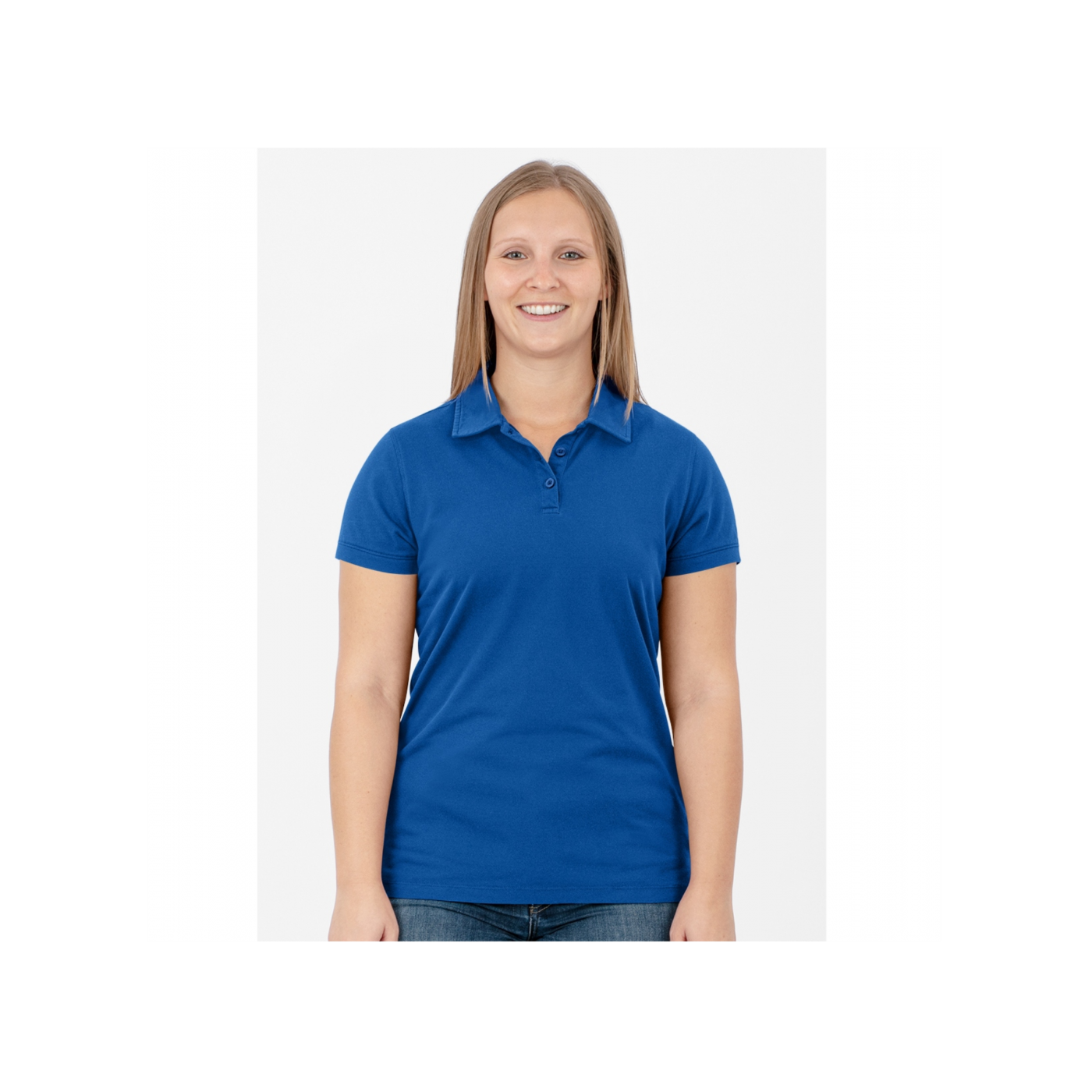 JAKO Doubletex Polo Shirt Damen Blau F400