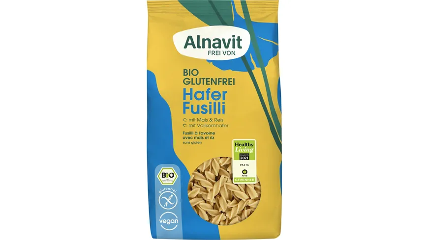 Alnavit Bio Hafer Fusilli glutenfrei 250 g
