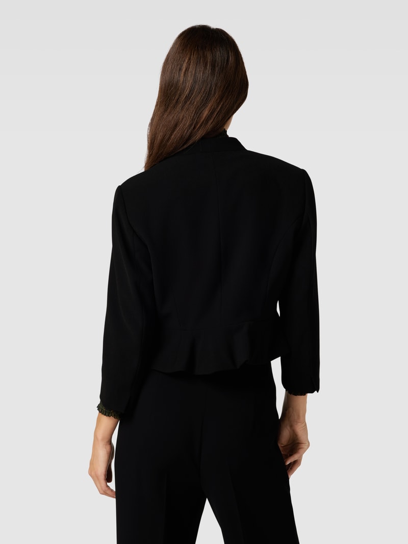 Cocktailjacke mit offener Vorderseite in schwarz