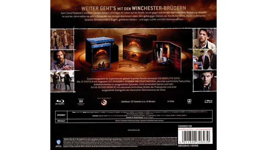Supernatural: Die komplette Serie  [58 BRs]