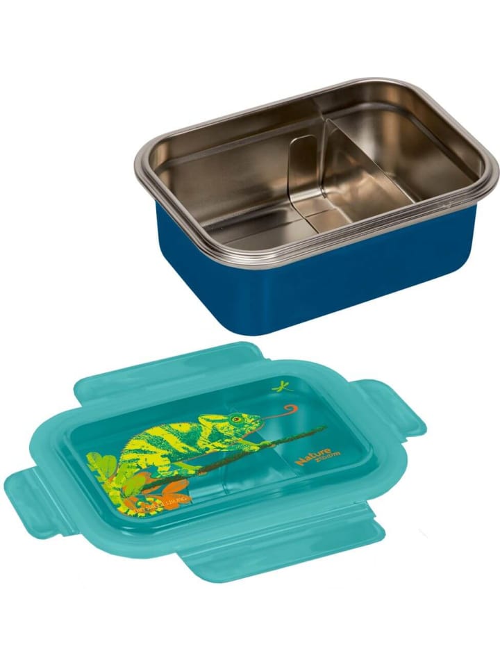 Die Spiegelburg Edelstahl-Lunchbox - Nature Zoom, auslaufsicher, 800ml mit Trennfach günstig kaufen onesize