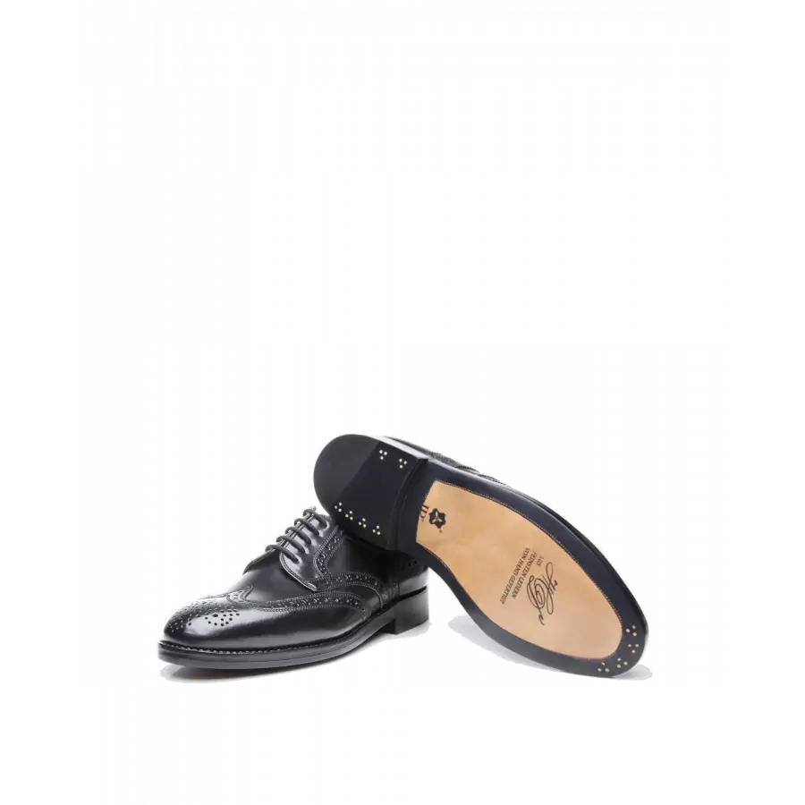Heinrich Dinkelacker - Businessschuhe Budapester LONDON FULL-BROGUE C Cordovan - schwarz