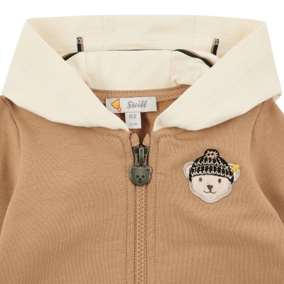 Sweatjacke, braun für Jungs