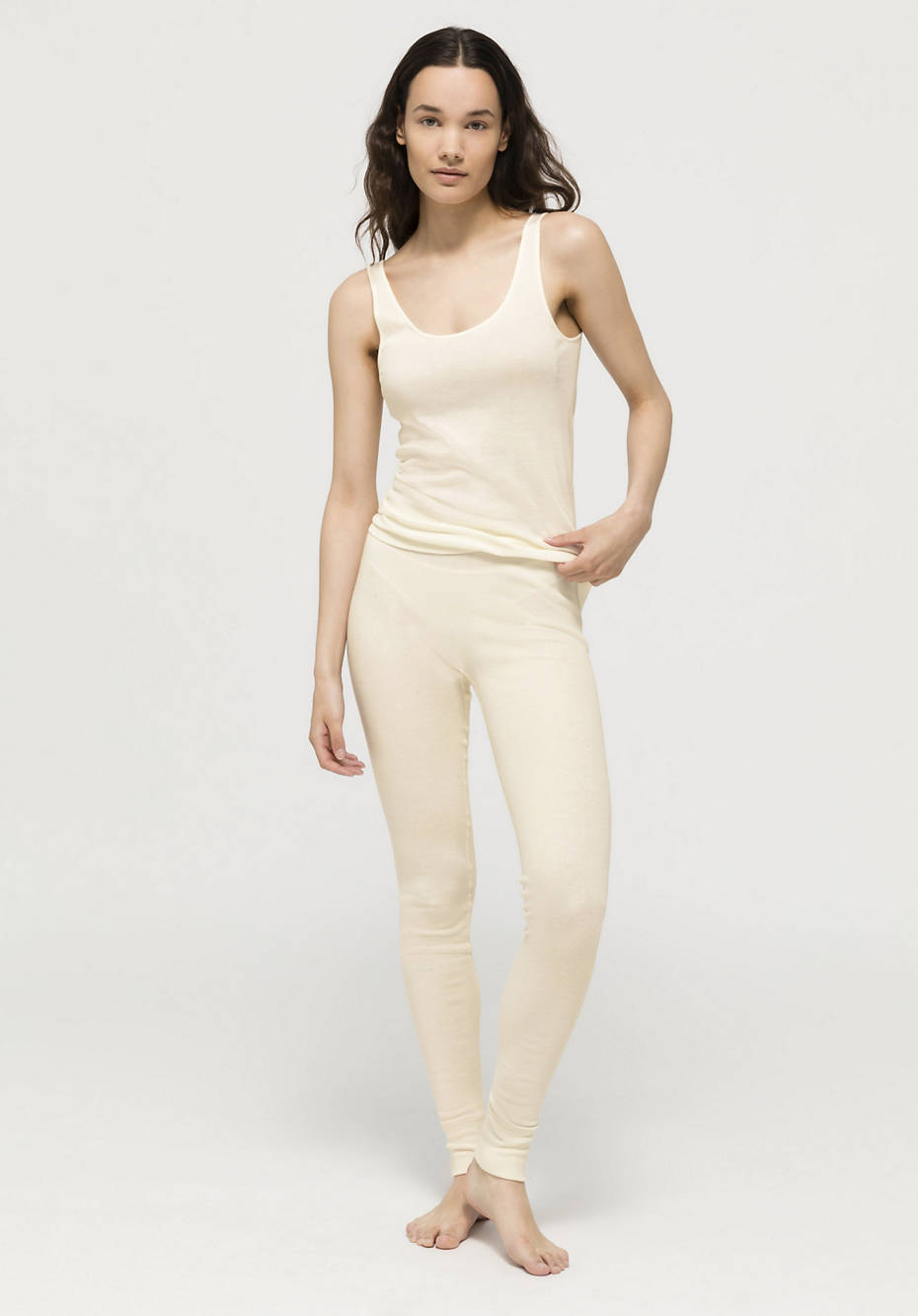 Leggings regular cut aus reiner Bio-Baumwolle