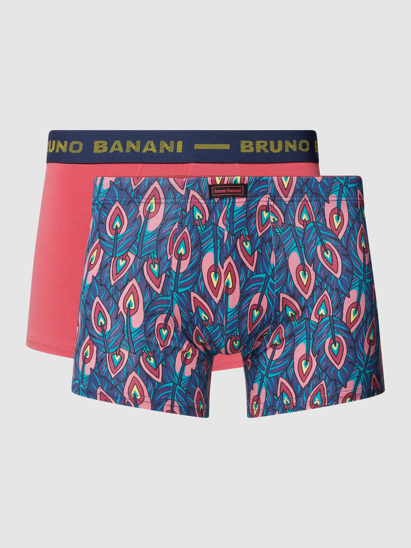 Trunks mit Label-Details im 2er-Pack in marineblau