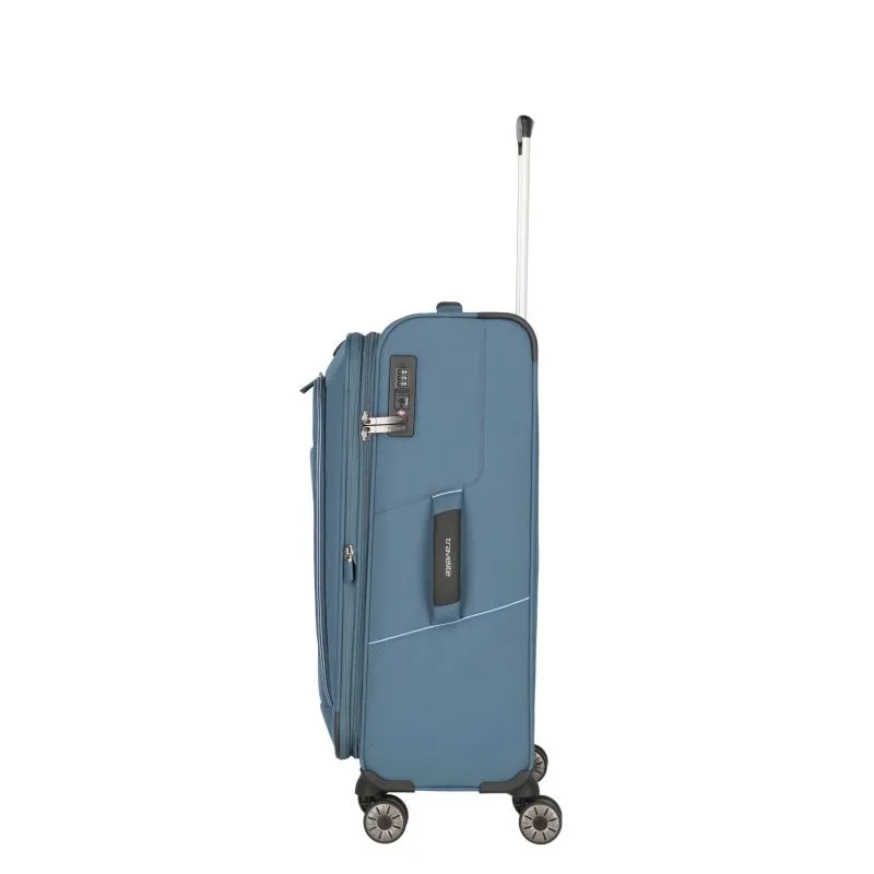 Travelite SKAII Trolley 4 Rollen M - Panoramablau