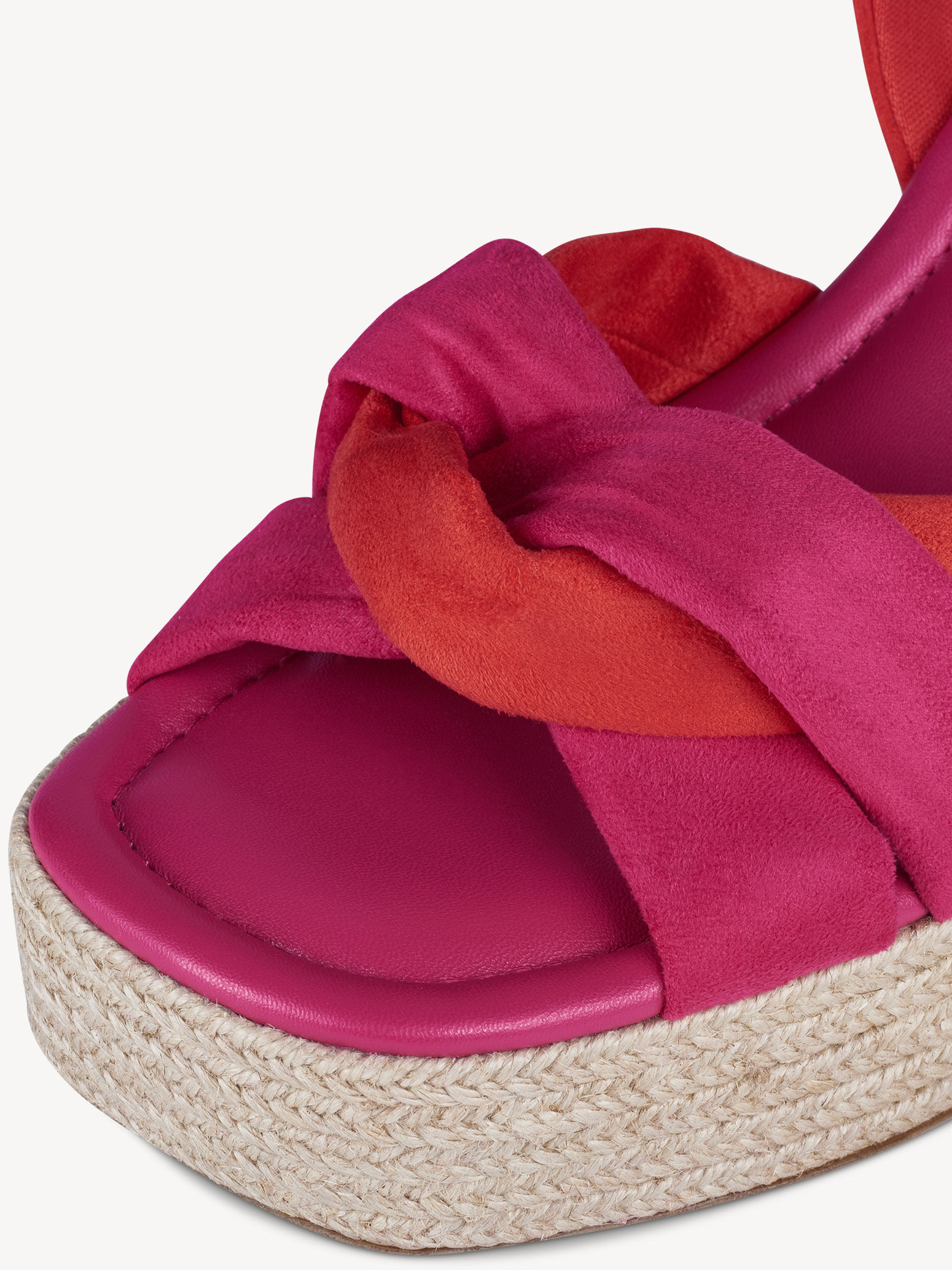 Sandale à talon - rose fuchsia