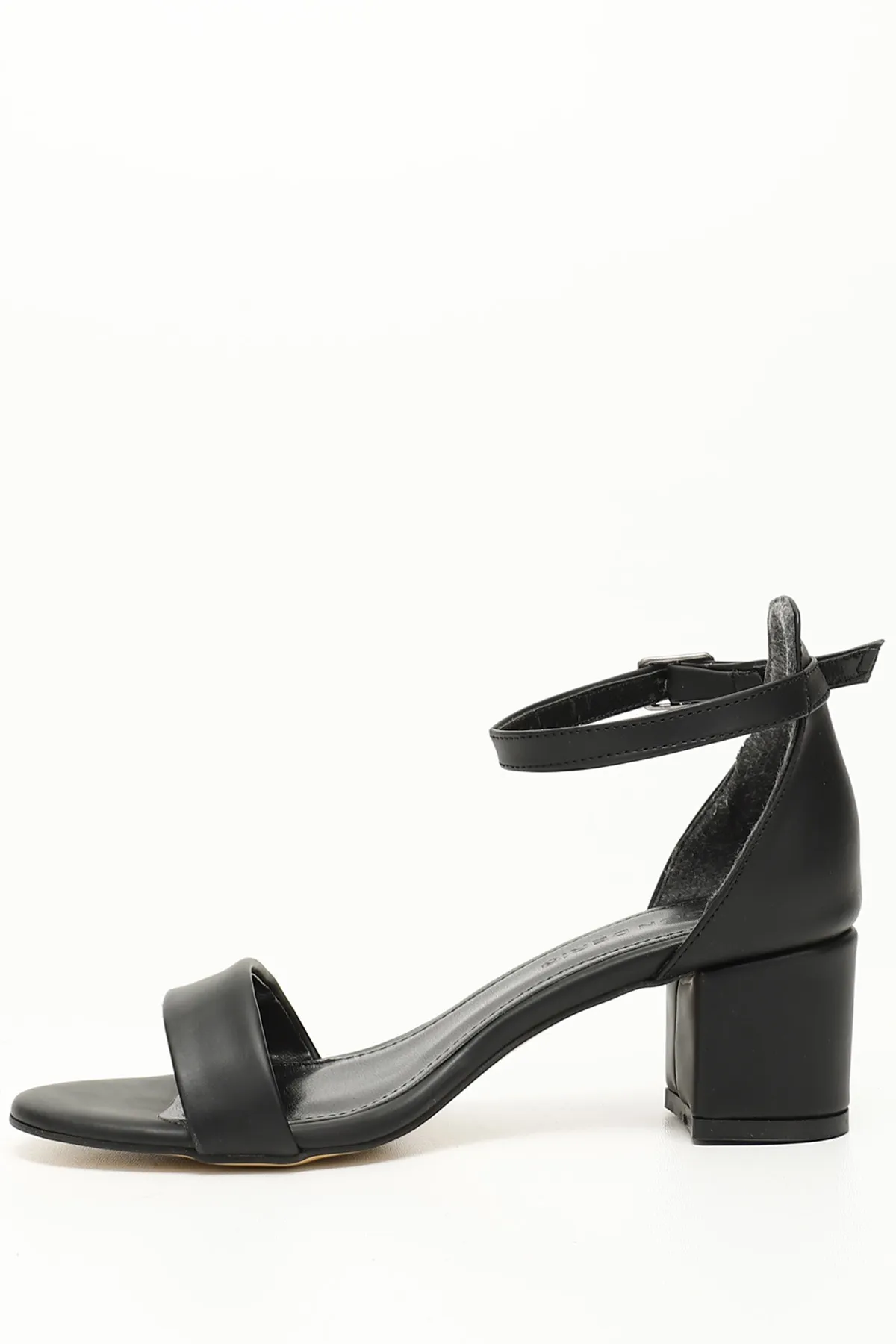 GÖNDERİ(R)  Schwarze Damen-Riemchensandalen mit dicken Absätzen 37101