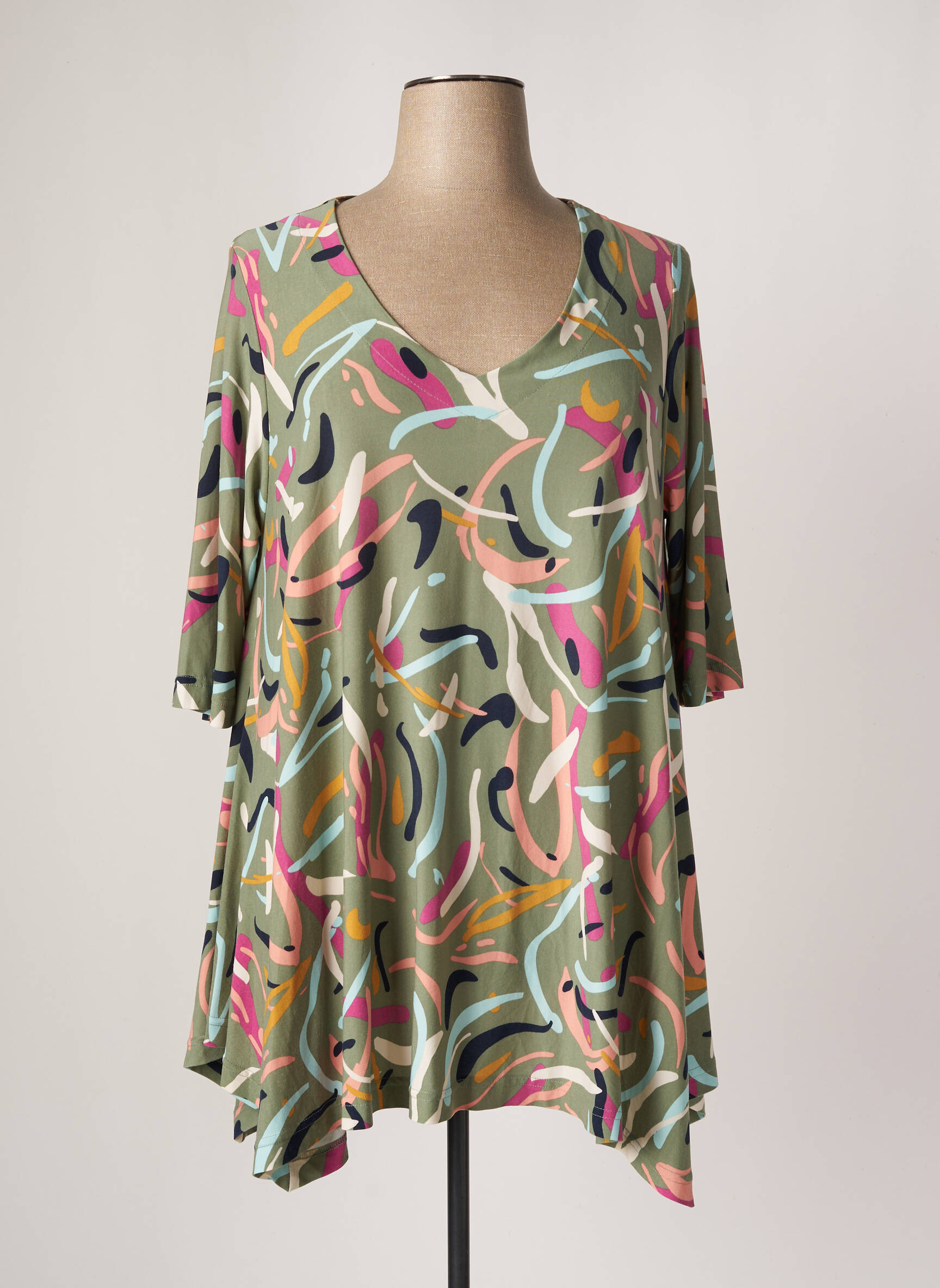 One O One Tuniquemanchecourte Femme couleur vert