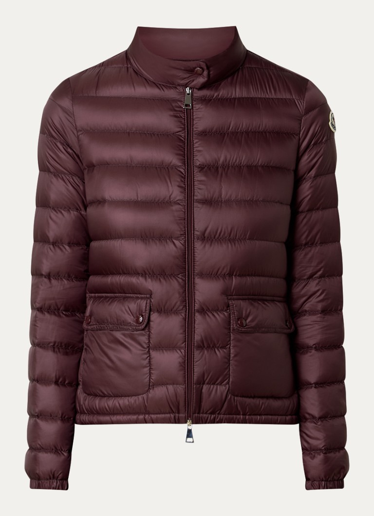 Moncler Lans stepēta jaka ar dūnu pildījumu un kabatām ar atloku