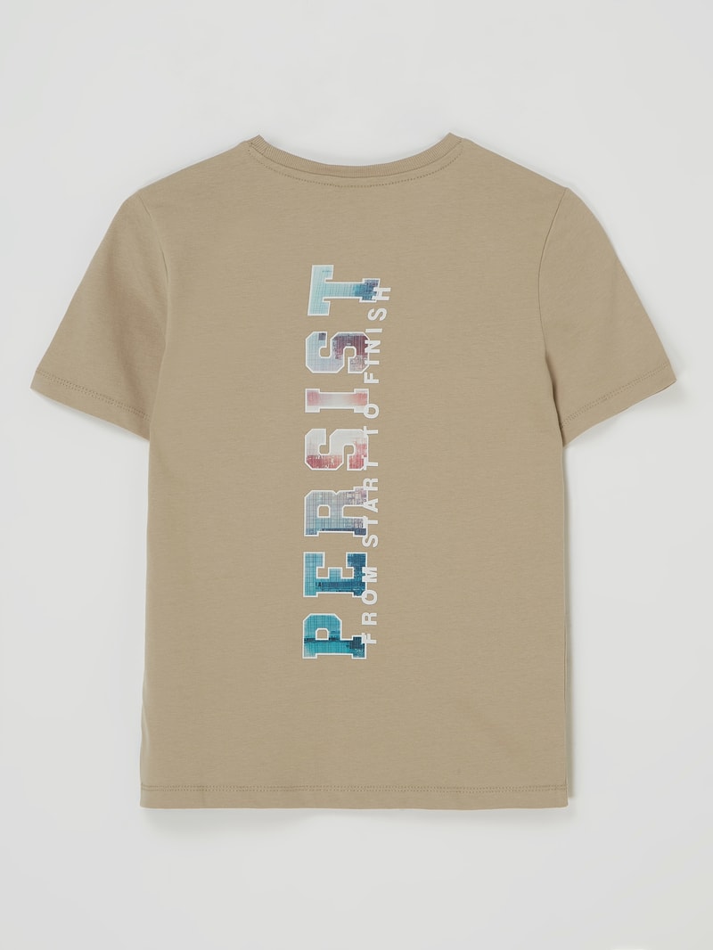 T-Shirt mit Print in sand