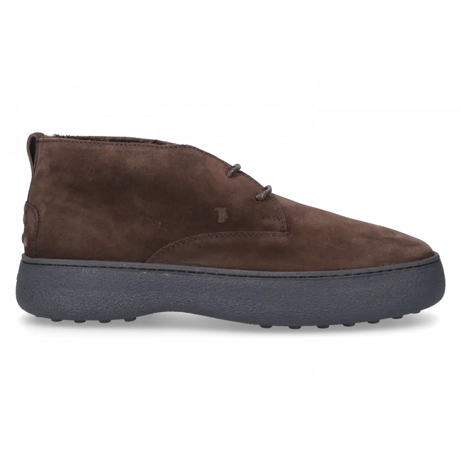 Tod's - Stiefeletten M09J0 Veloursleder - braun