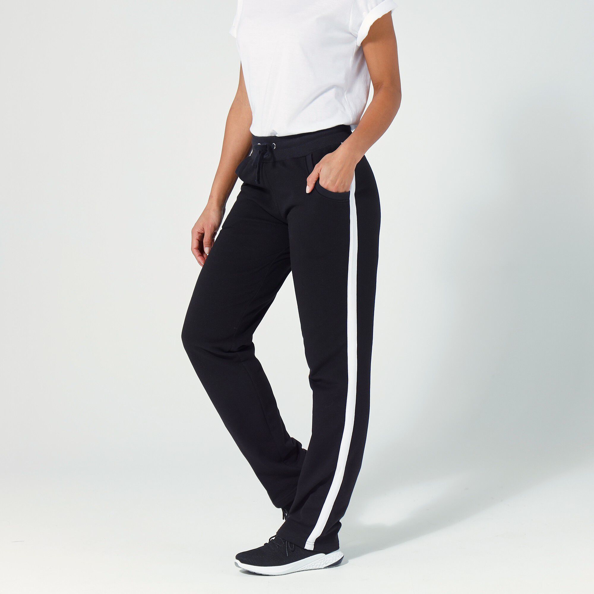 Pantalon jogging bicolore