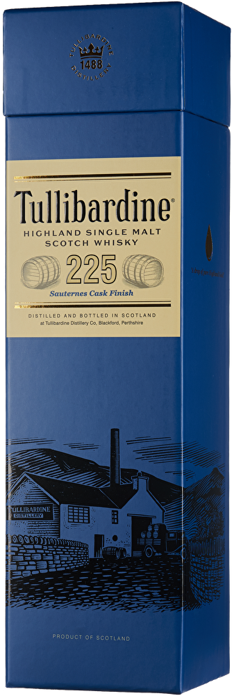 Tullibardine Scotch Whisky Single Malt 225 Sauternes Finish 0,7 Liter im Geschenkkarton