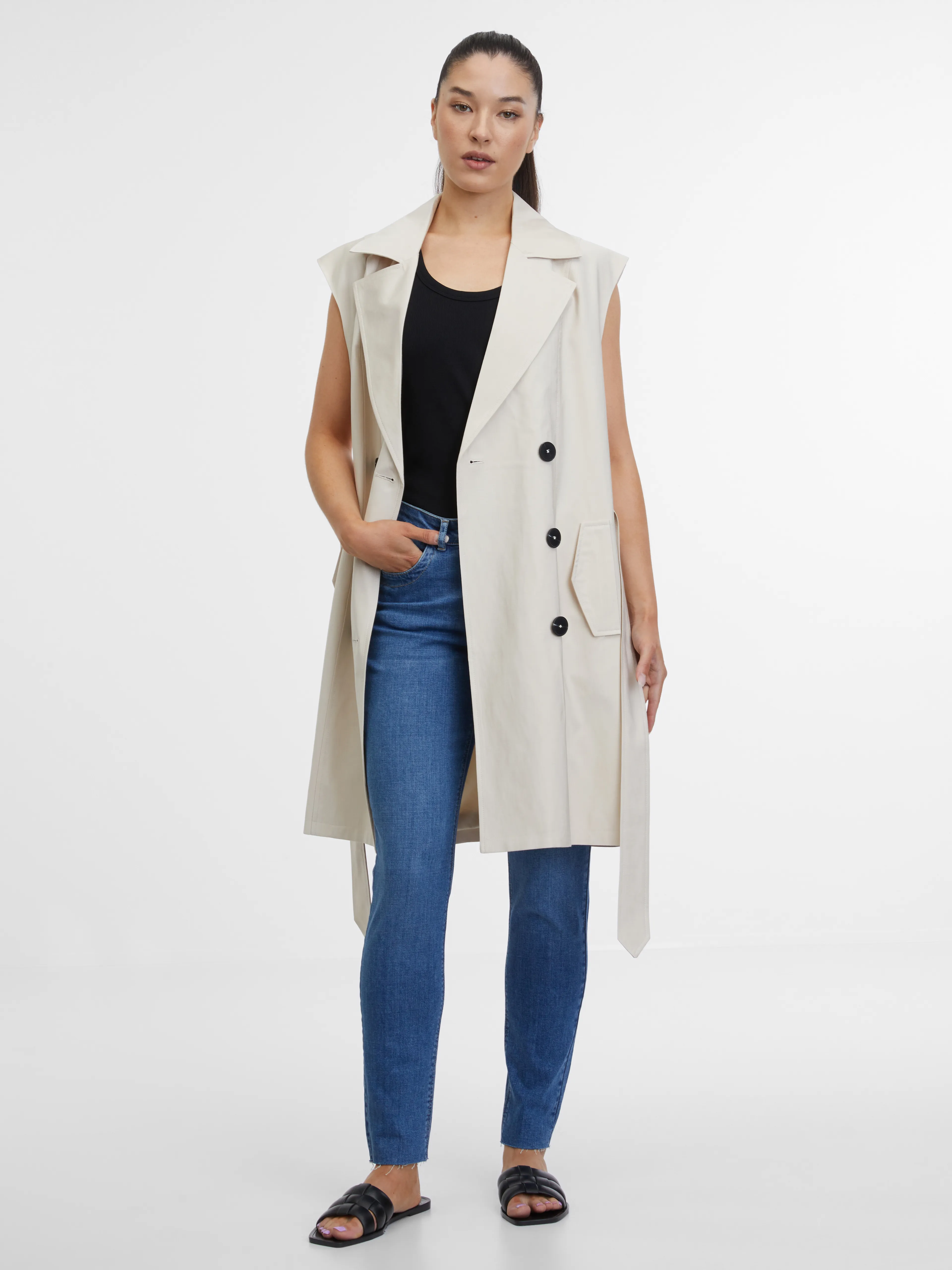 Beige Damen-Weste ORSAY