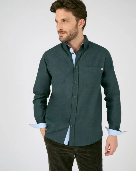 Chemise chaude manches longues polycoton Thermolactyl