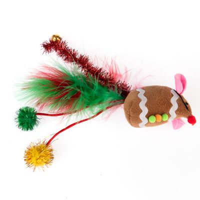 TIAKI Weihnachtliches Spielzeug-Set für Katzen