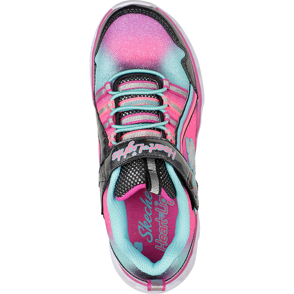 Sneakers Low Blinkies HEART LIGHTS RAINBOW LUX für Mädchen