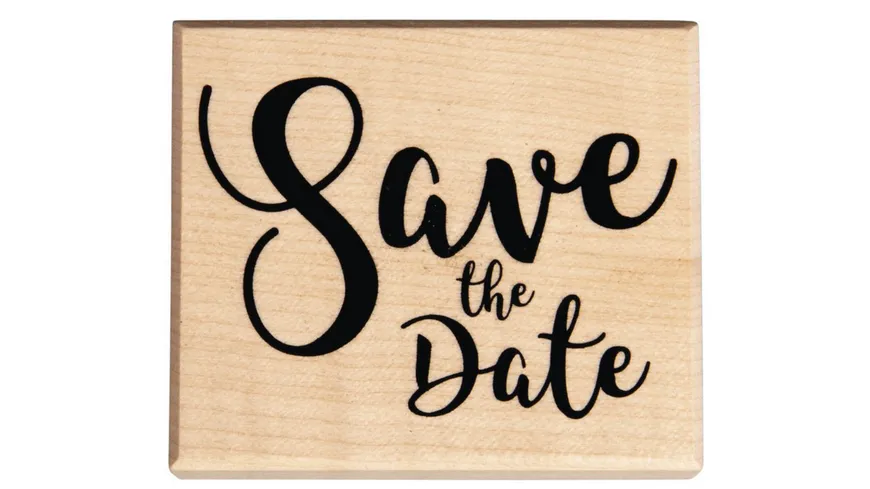 rayher Stempel Save the Date 6x7cm