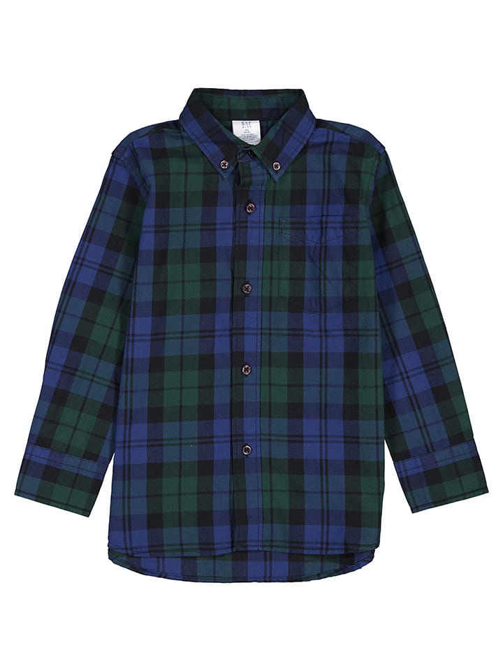 GAP Hemd in Blau/ Grün günstig kaufen