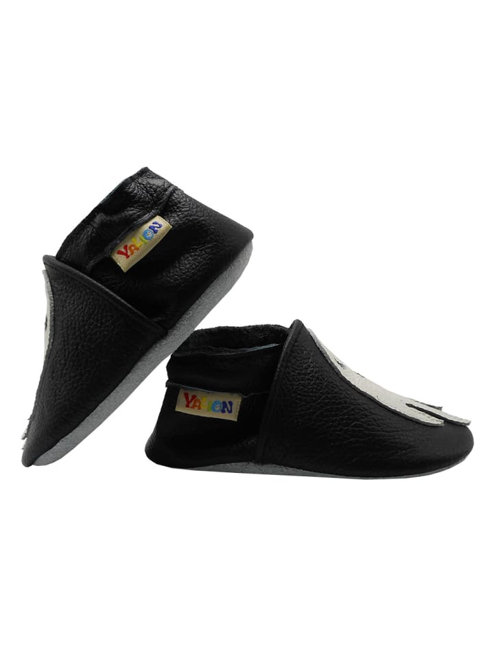 Yalion Leder-Krabbelschuhe 