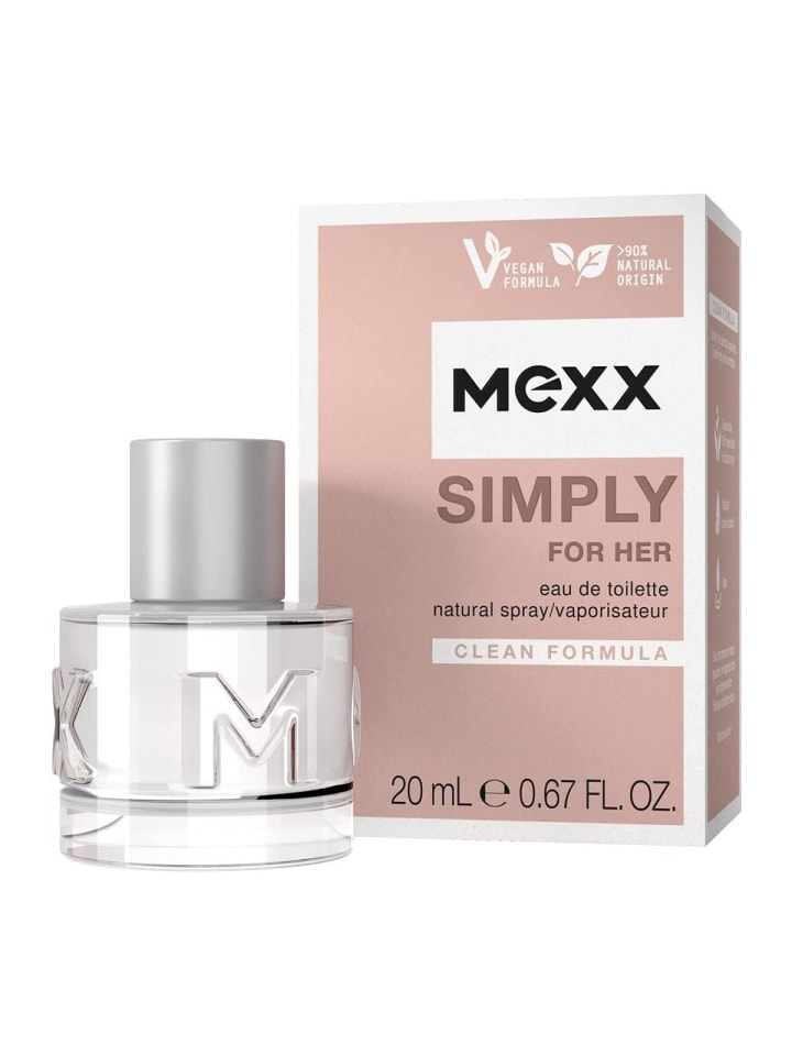 Mexx Simply for Her Eau de Toilette blumig-eleganter Damenduft Glasflakon 20 ml günstig kaufen onesize