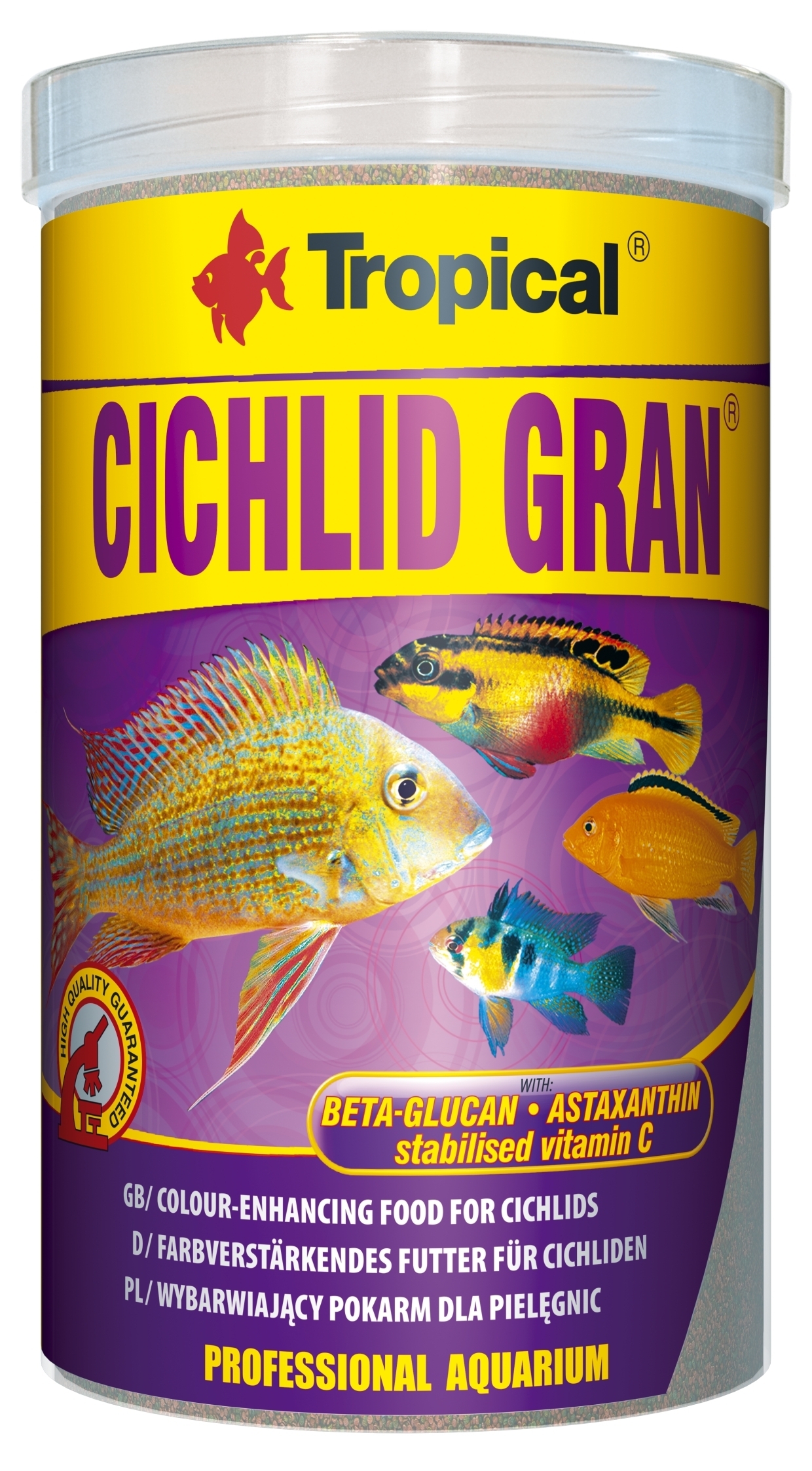 Tropical Hauptfutter Tropical Cichlid Gran 1000ml