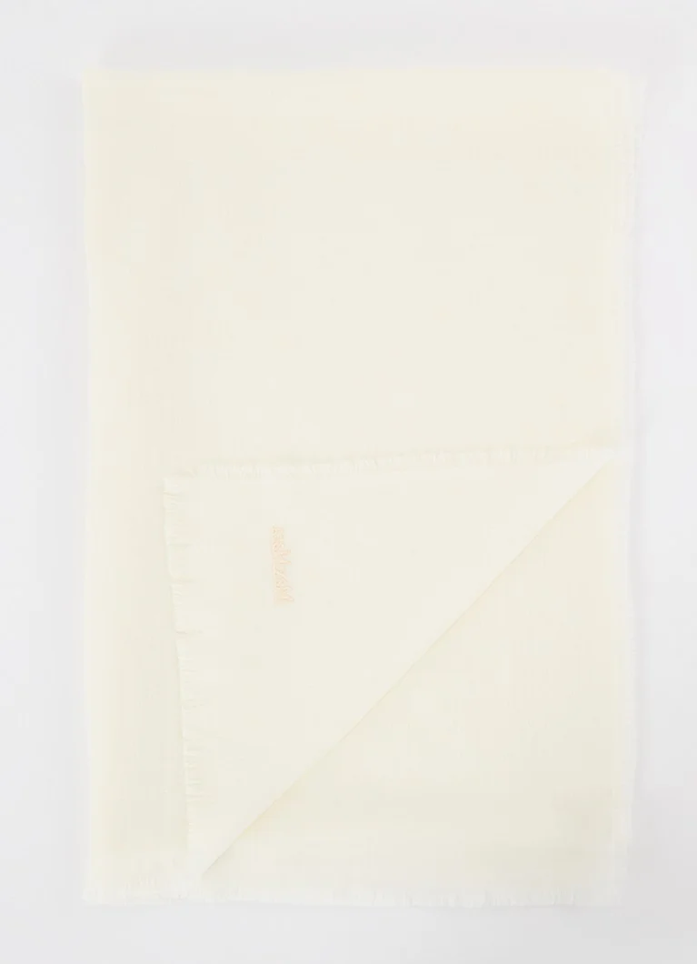 Eșarfă MaxMara Magico din lână pură, dimensiuni 210 x 70 cm