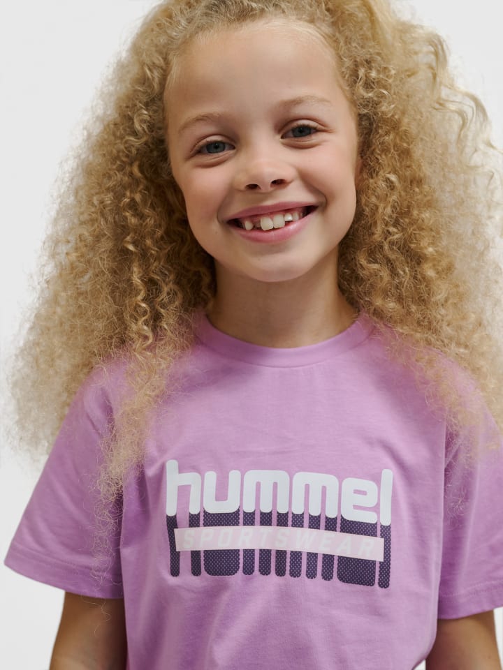 Hummel Hummel T-Shirt Hmltukas Kinder in SMOKY GRAPE/MARSHMALLOW günstig kaufen