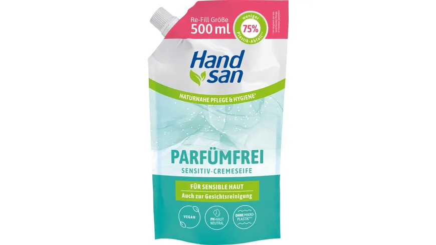 Handsan Sensitiv Cremeseife Nachfüllbeutel 500 ml